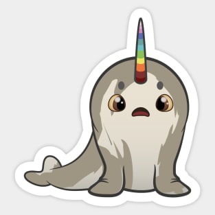 Kawaii Unicorn Narwhal Sticker